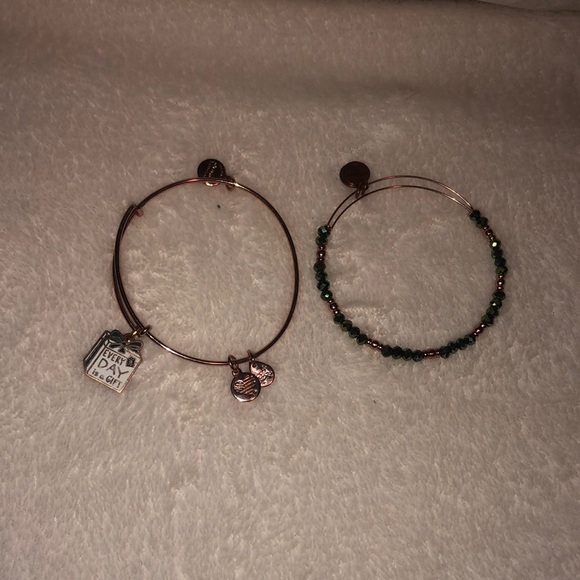ALEX AND ANI ROSE GOLD BRACELET BANGLES - Picture 1 of 4